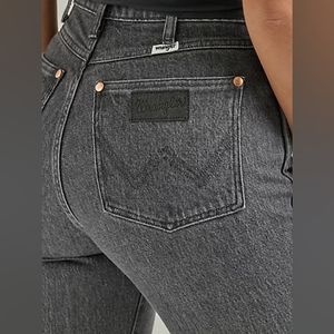 Wrangler Black Distressed Skinny Jeans